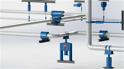 تکیه گاه فنری و آویز: نگهبان نامرئی سیستم لوله کشی